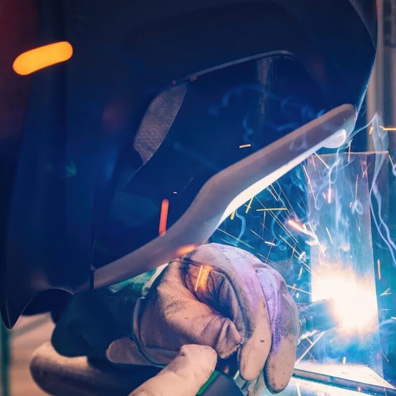 industrial welding at Hamilton Machine Co.